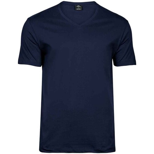Vêtements Homme T-shirts manches longues Tee Jays  Bleu