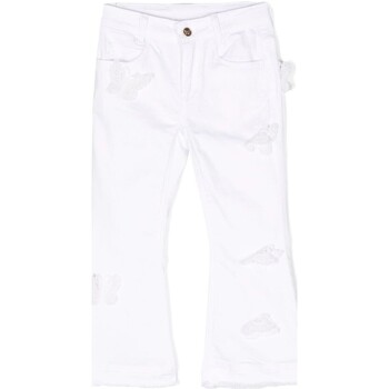 Vêtements Fille Jeans Miss Blumarine JEANS IA3067T4033 Blanc