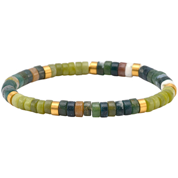 bracelets sixtystones  bracelet perles heishi amazonite agate -large-20cm 
