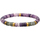 Montres & Bijoux Bracelets Sixtystones Bracelet Perles Heishi Améthyste  -Large-20cm Multicolore
