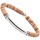 Montres & Bijoux Bracelets Sixtystones Bracelet Perles Heishi Jaspe Paysage -Large-20cm Beige