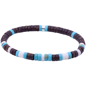 bracelets sixtystones  bracelet perles heishi turquoise perles -small-16cm 