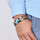 Montres & Bijoux Bracelets Sixtystones Bracelet Perles Heishi Turquoise Perles -Small-16cm Multicolore