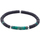 Montres & Bijoux Bracelets Sixtystones Bracelet Perles Heishi Agate Noire  -Large-20cm Multicolore