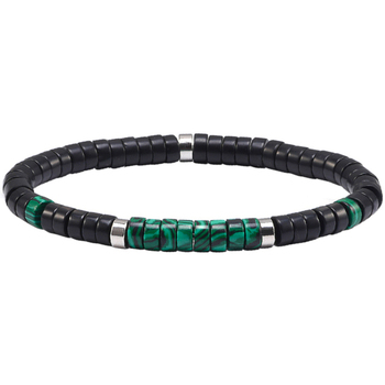 bracelets sixtystones  bracelet perles heishi malachite  -small-16cm 