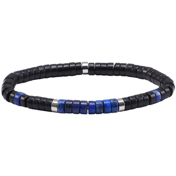 Montres & Bijoux Bracelets Sixtystones Bracelet Perles Heishi Lapis Lazuli  -Large-20cm Multicolore