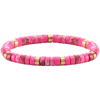 bracelets sixtystones  bracelet perles heishi jaspe impérial -large-20cm 