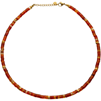 collier sixtystones  sautoir chakra perles heishi agate -90 cm 