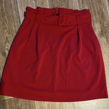 Vêtements Femme Jupes Autre jupe courte rouge Rouge