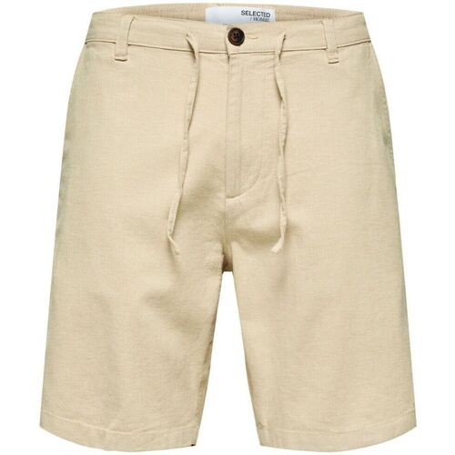 Vêtements Homme Shorts / Bermudas Selected 16087638 BRODY-INCENSE Beige