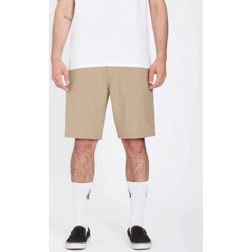 Vêtements Homme pants Shorts / Bermudas Volcom Slub Frickin Cross Shred 20 Khaki Marron