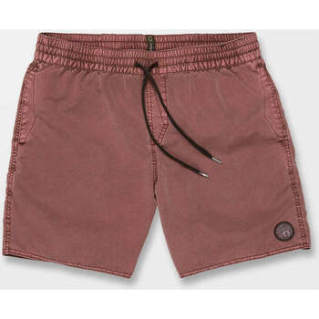 Vêtements Homme Shorts / Bermudas Volcom Bañador  Center Trunk 17 Bordeaux Brown Rouge