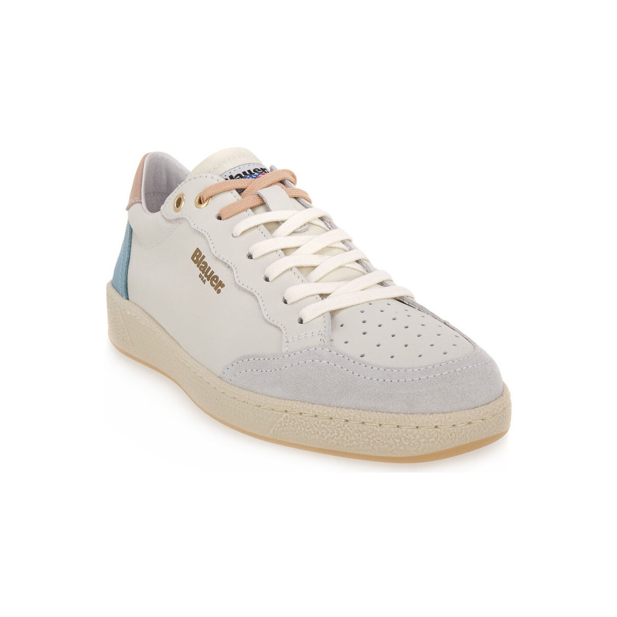 Chaussures Femme Baskets mode Blauer FAN WHI OLYMPIA Blanc