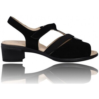 Chaussures Femme Sandales et Nu-pieds Ara Sandalias con Tacón para Mujer de  Lugano-S 12-35730 Noir