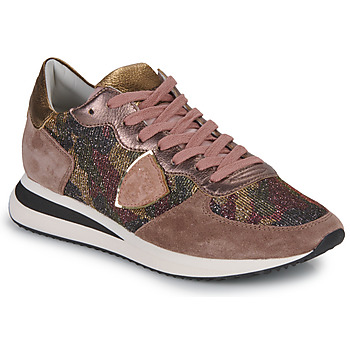 Chaussures Femme Baskets basses Philippe Model TROPEZ X LOW WOMAN Bronze / Camouflage