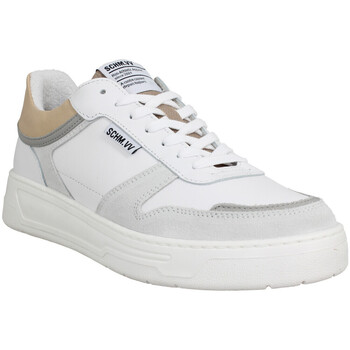 Chaussures Homme Baskets mode Schmoove Smatch Sneaker Cuir Suede Homme Blanc Naturel Blanc