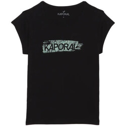 Vêtements Fille T-shirts & Polos Kaporal FLINTE23G11 Noir