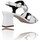 Chaussures Femme Sacs femme à moins de 70 Sandalias con Tacón para Mujer de Plumers 3715 Blanc