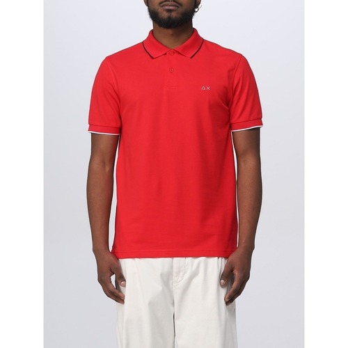 Vêtements Homme T-shirts & Polos Sun68 A33111 Rouge