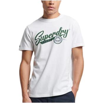 Vêtements Homme T-shirts manches courtes Superdry  Blanc
