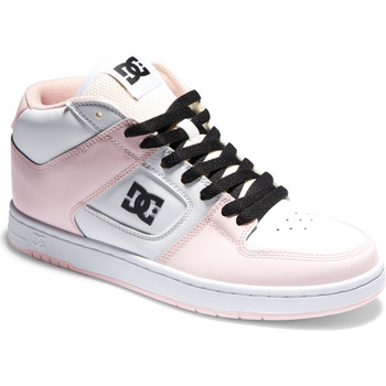 Chaussures Femme Baskets montantes DC Shoes Manteca Mid rose - light