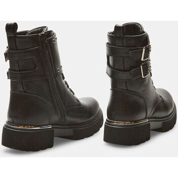 Bata Boots pour fille avec lacets et boucles Noir