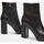 Chaussures Femme Bottines Bata Bottines pour femme avec talon large Noir