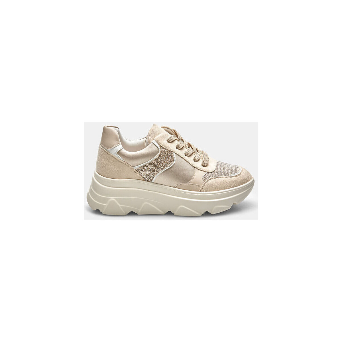 Chaussures Femme Sneakers Sergio Bardi Young SBY-02-03-000041 686 Sneakers pour femme avec semelle Beige