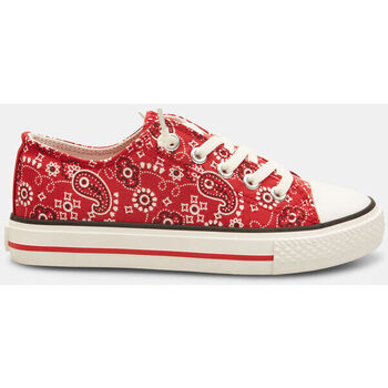 Chaussures Baskets mode Bata Sneakers H05814 pour fille avec motifs Unisex Rouge