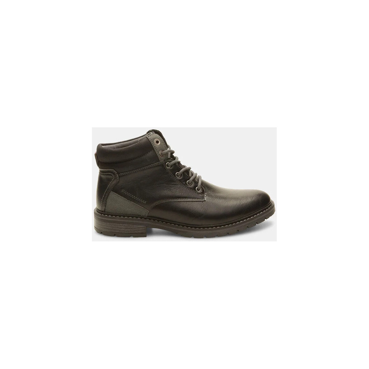 Chaussures Boots Bata Bottines pour homme effet cuir Unisex Noir