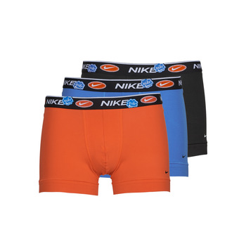 Sous-vêtements Homme Boxers Nike EVERYDAY COTTON STRETCH X3 Noir / Bleu / Orange