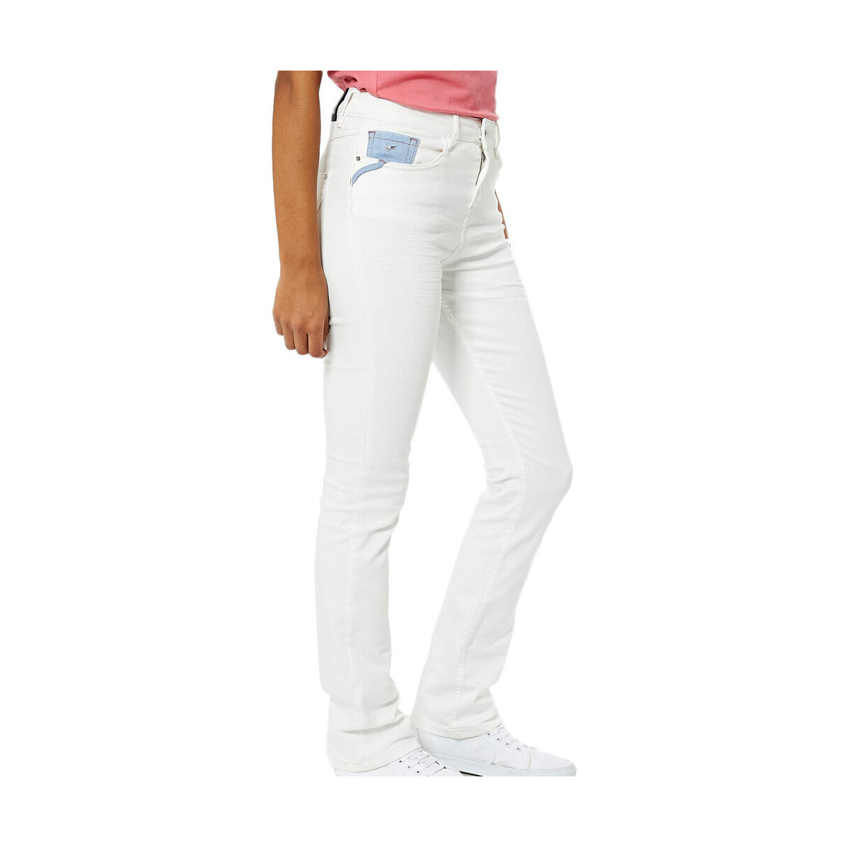 Vêtements Femme Jeans slim Kaporal SIBELE23W7J Blanc