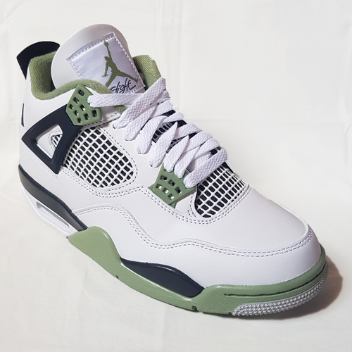 Chaussures Femme Baskets montantes Nike Jordan 4 Retro Seafoam (W) - AQ9129-103 - Taille : 40.5 FR Vert