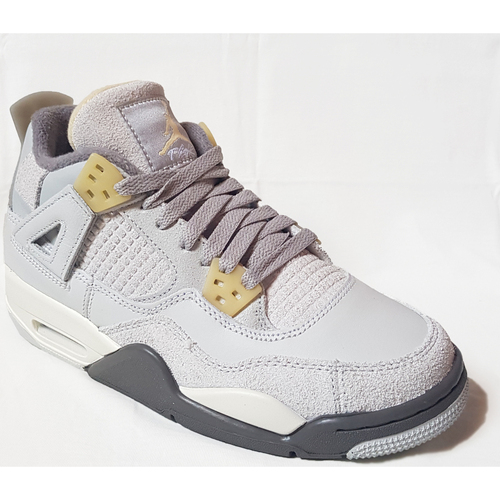 Chaussures Femme Basketball Nike couture Jordan 4 Craft Photon Dust GS - DV2262-021 - Taille : 36 FR Gris
