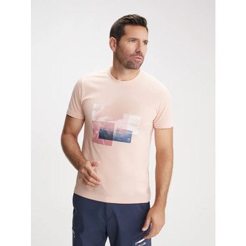Vêtements Homme T-shirts manches courtes TBS ELWINTEE FLAMANT ROSE14096