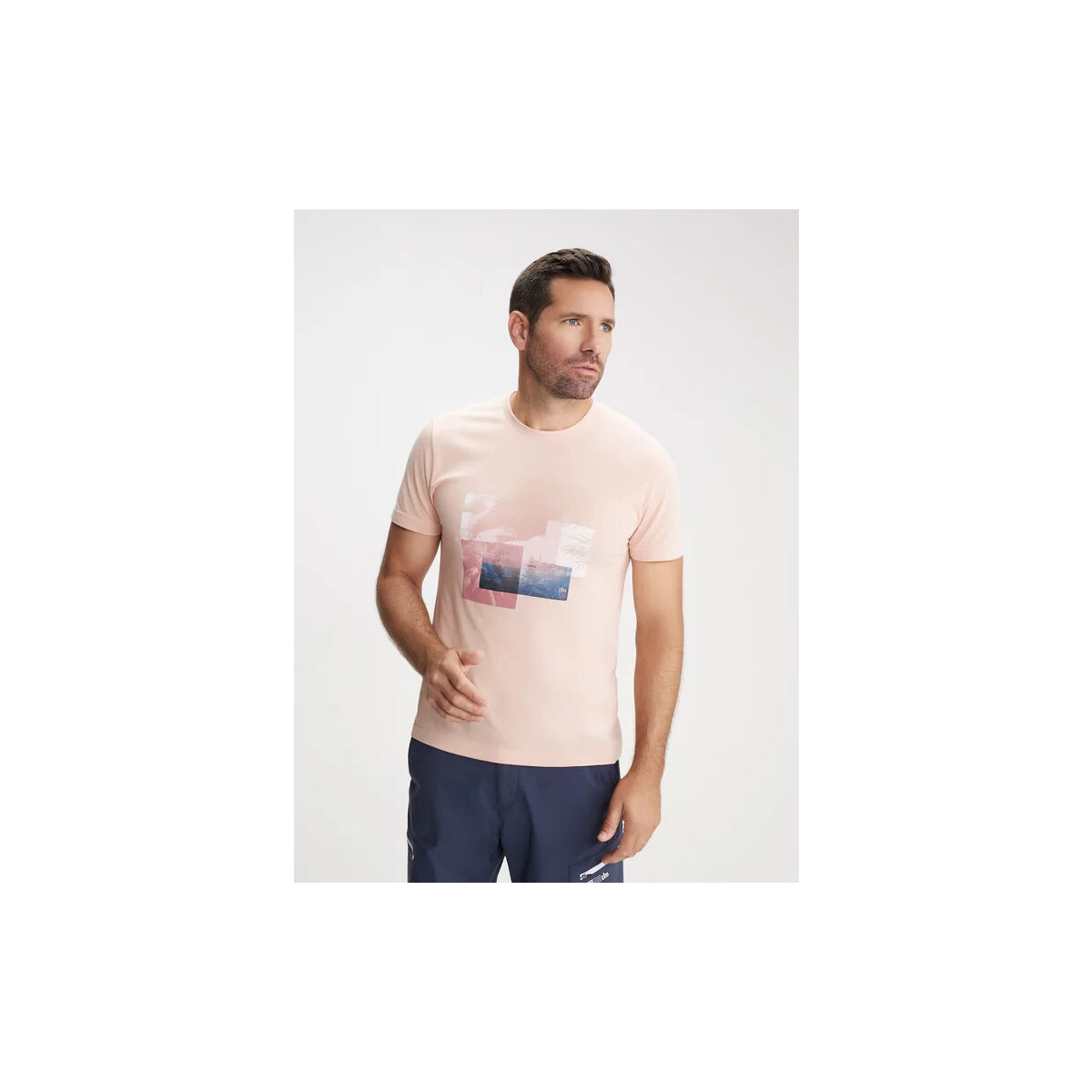 Vêtements Homme T-shirts manches courtes TBS ELWINTEE Rose