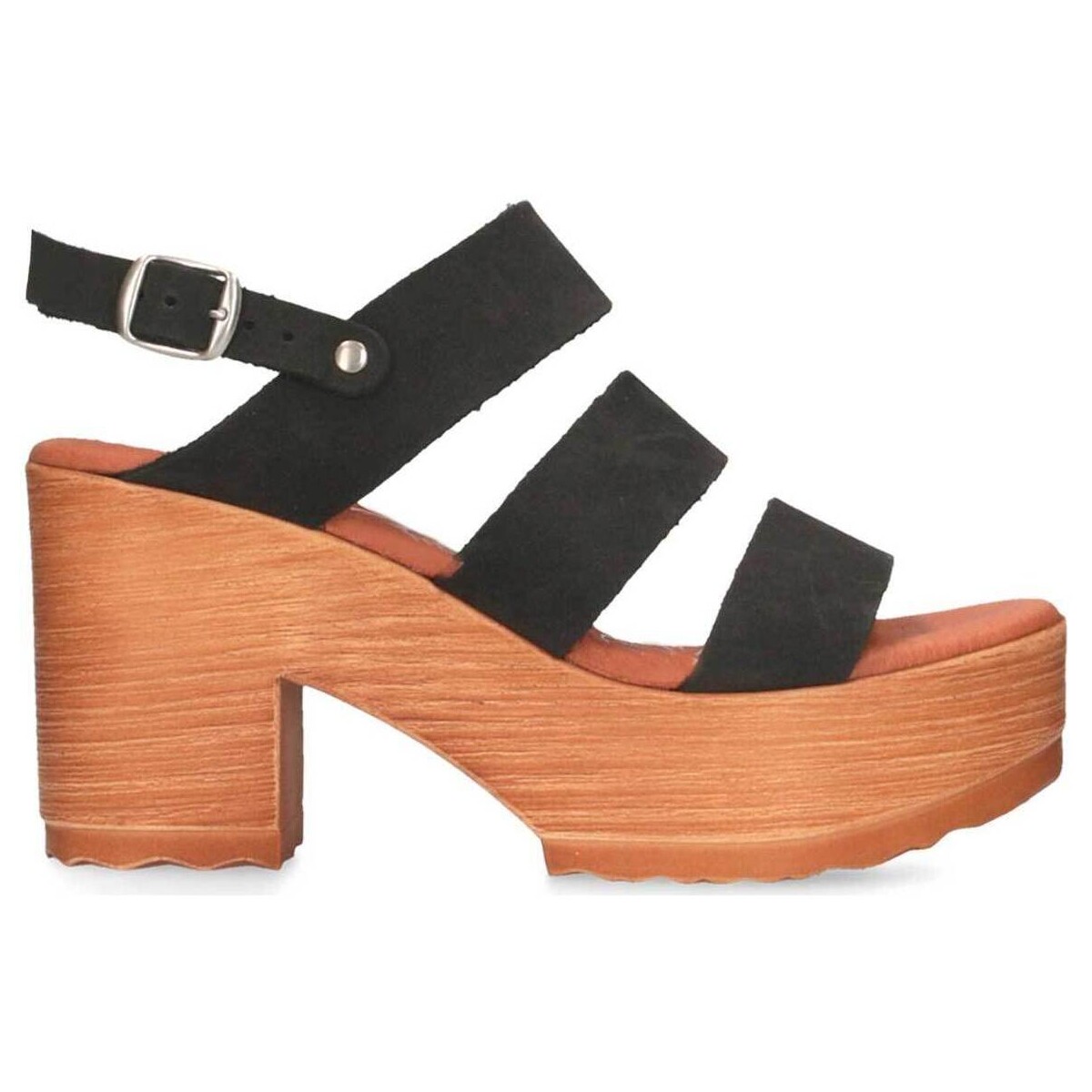 Chaussures Femme Sandales et Nu-pieds Purapiel 80662 Noir