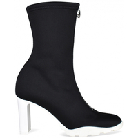 Chaussures Femme Bottes alexander mcqueen white and black oversized hybrid slides Bottines Scuba Noir