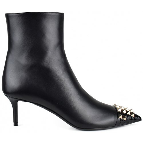 Chaussures Femme Bottes with Valentino Bottines Rockstud Noir