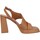 Chaussures Femme Sandales et Nu-pieds Hersuade S23355 Sandales Femme cuir Marron