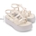 Chaussures Femme Sandales et Nu-pieds Melissa Caribe High Platform+Salinas - Beige/Beige Beige