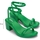 Chaussures Femme Sandales et Nu-pieds Melissa Shiny Heel II AD - Green Vert