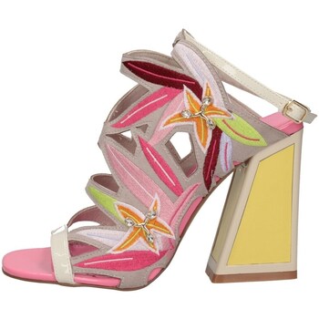 Chaussures Femme Sandales et Nu-pieds Exé Shoes Exe' Dominic 540 Sandales Femme Jaune rose multicolore Multicolore