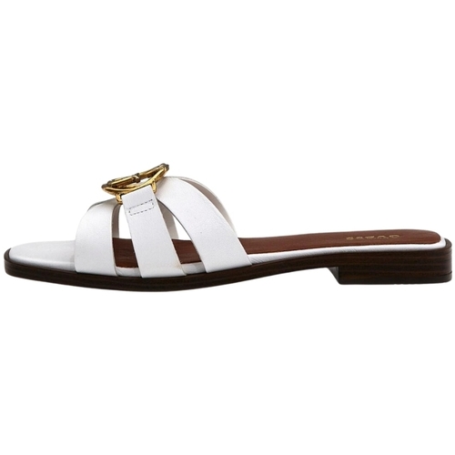 Chaussures Femme Sandales et Nu-pieds Guess Sandales plates  Ref 59677 Blanc Blanc