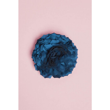 Montres & Bijoux Femme Broches / Epingles Lauren Ralph Lau Broche Fleur Bleu