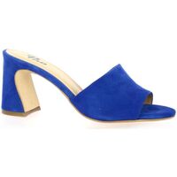 Chaussures Femme Mules Pao Mules cuir velours Bleu