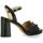 Chaussures Femme Sandales et Nu-pieds Pao Nu pieds cuir Noir