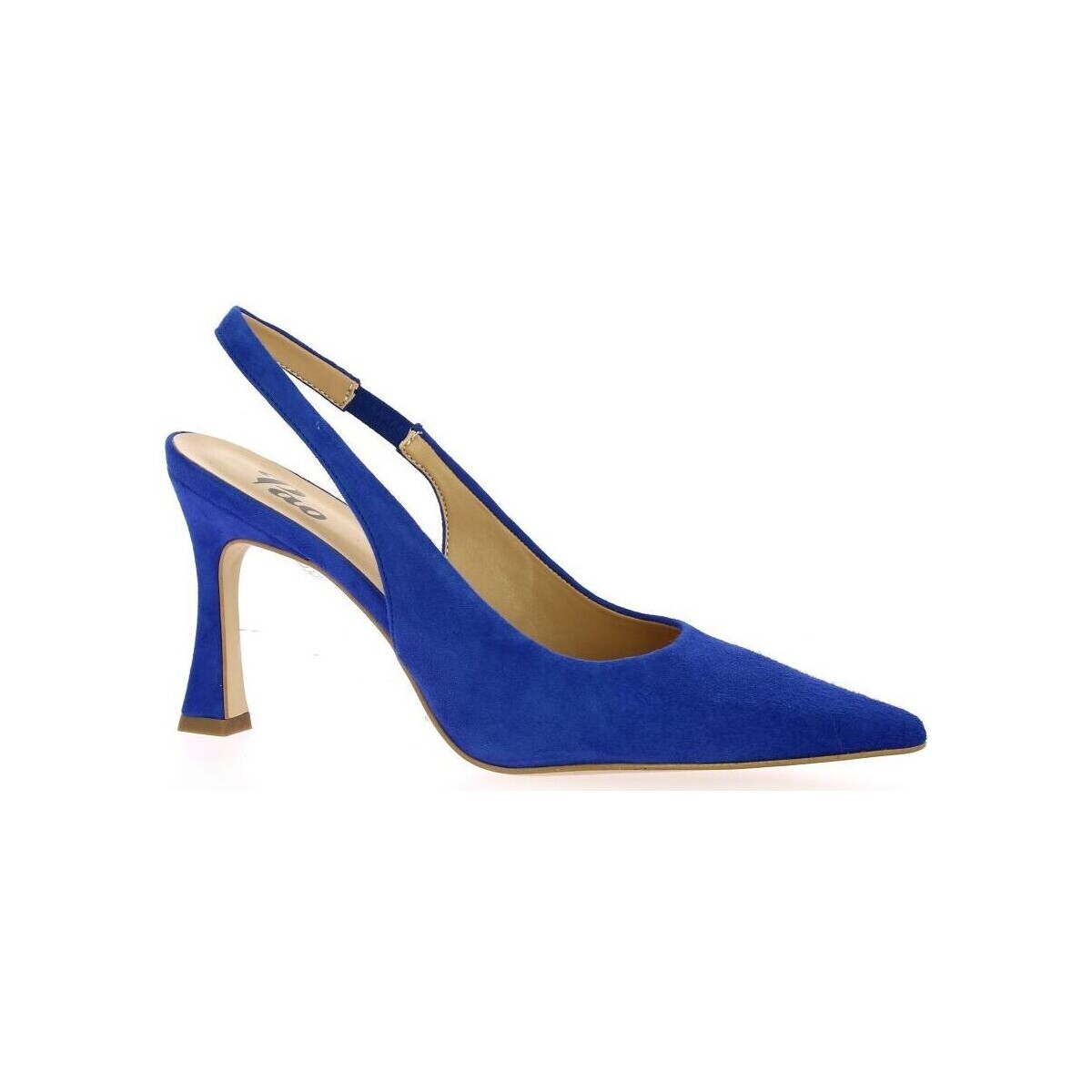 Chaussures Femme Escarpins Pao Escarpins cuir velours Bleu