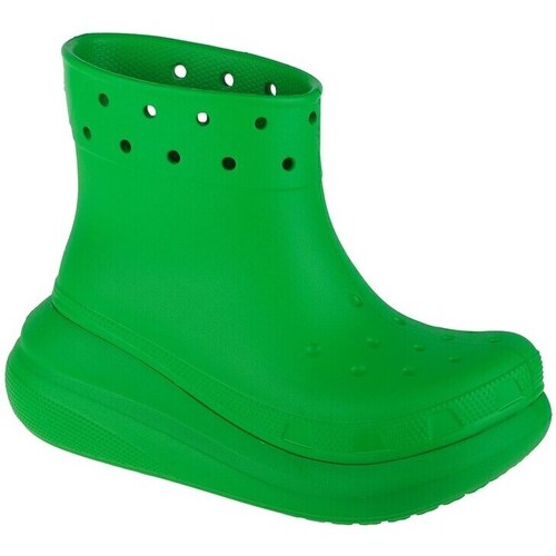 Chaussures Femme Bottes de pluie Crocs Classic Crush Vert
