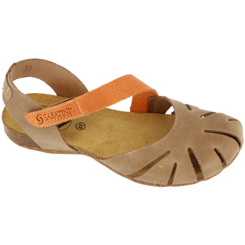 Chaussures Femme Baskets mode Sabatini Sandal  4603 Crazy Beige/Orange Multicolore